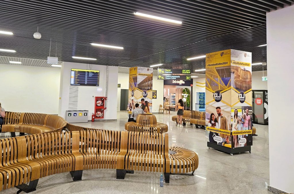 Licitație la Aeroportul Cluj pentru închirierea unui spațiu comercial de tip cafe-bar. Ce suprafață are
