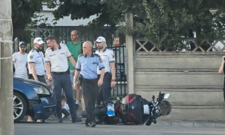 Accident rutier în Gheorgheni: Un motociclist a ajuns la spital după ce a fost lovit de o mașină