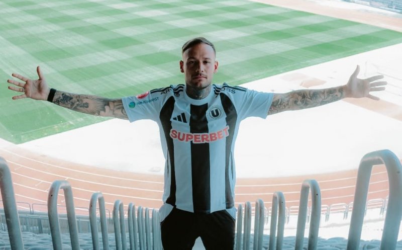 Lovitură pe piața transferurilor. "U" Cluj l-a prezentat oficial pe Alessandro Murgia