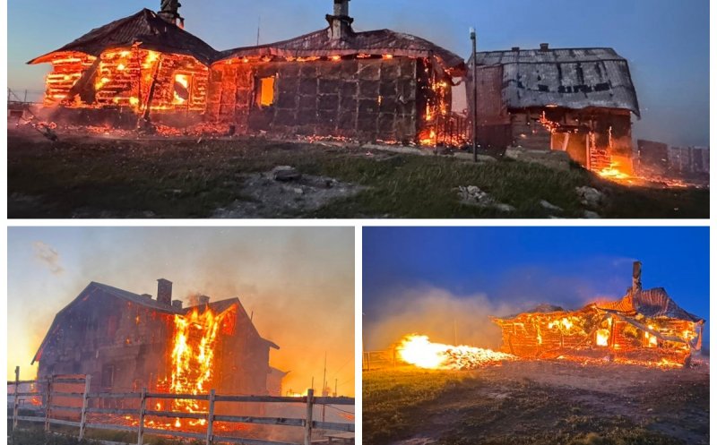 Ce a provocat incendiul devastator de la stația meteo Vlădeasa. Flăcările s-au extins rapid