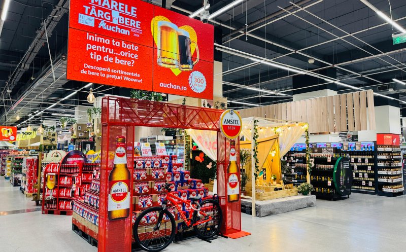 Auchan te invită la o călătorie în lumea berii – Peste 300 de sortimente din 25 de țări la Târgul de Bere 2025