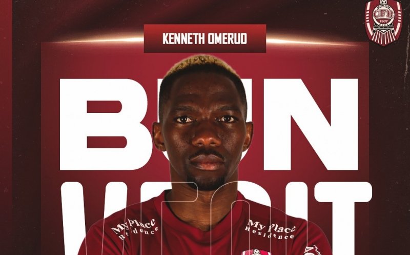 Internaționalul nigerian a semnat cu "feroviarii". CFR Cluj și-a prezentat oficial cel mai nou jucător