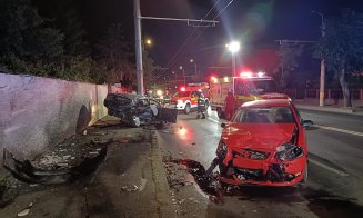 Accident pe Traian Vuia. Două persoane au ajuns la spital