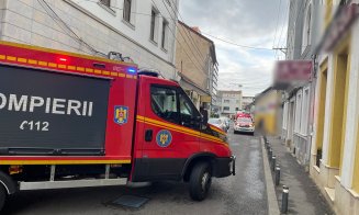 Explozie la o butelie, pe strada Cotită din municipiul Cluj-Napoca