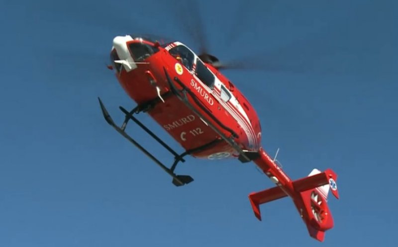 Accident cu un motociclist, într-o comună din Cluj. Intervine elicopterul SMURD / Nu avea permis