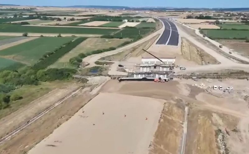 Autostrada Transilvania, secțiunea Suplacu de Barcău – Chiribiș: 520 de muncitori în șantier/ Stadiul lucrărilor