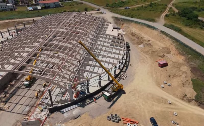 VIDEO cu evoluția lucrărilor la bazinul olimpuc din HUB-ul Borhanci