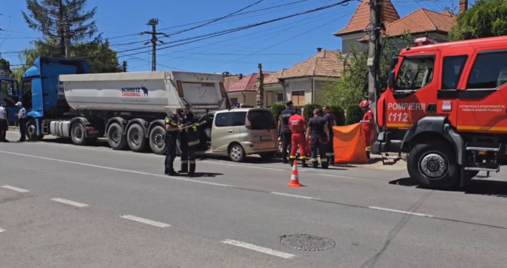 Accident rutier grav într-o localitate din Cluj: un bărbat a murit