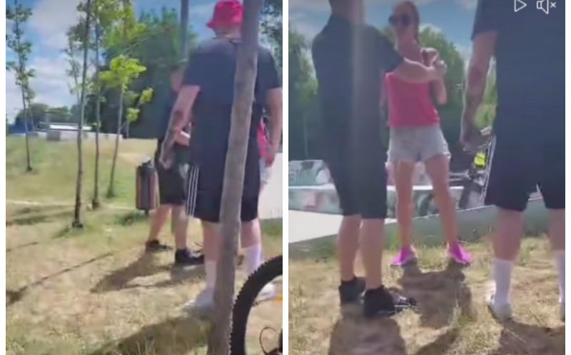 Bărbatul acuzat că a lovit o femeie în Parcul Rozelor din Cluj rupe tăcerea: „A fost o reacție necontrolată după ce mi-a dat un pumn și a atacat doi copii”