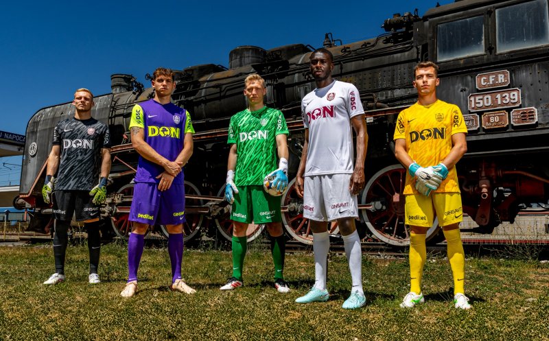 CFR Cluj a prezentat o parte dintre echipamentele pentru noul sezon