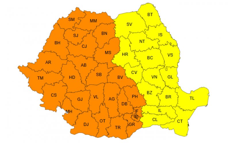 Weekend fierbinte la Cluj: COD PORTOCALIU de CANICULĂ cu temperaturi spre 40 de grade/ Ce ne sfătuiesc medicii