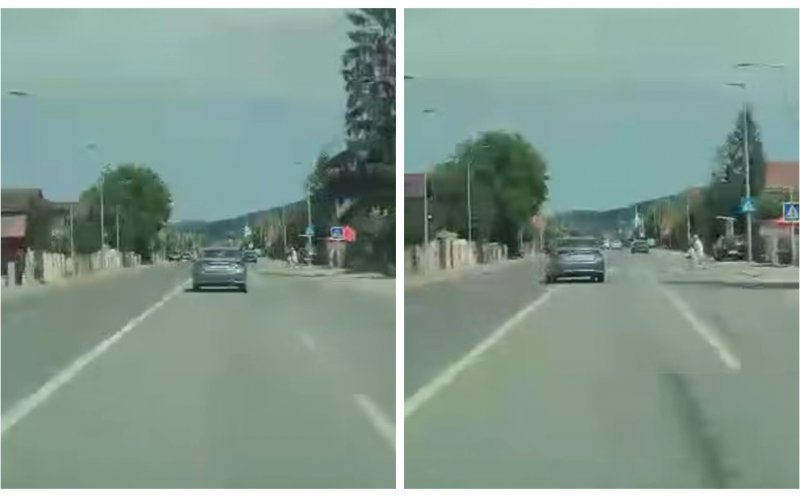 Gest inconștient la trecerea de pietoni în Cluj: Un șofer grăbit a făcut o manevră riscantă în loc să oprească