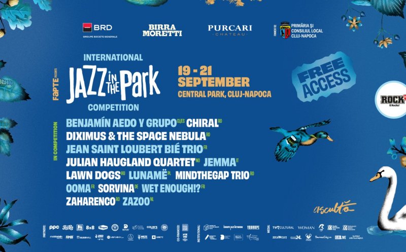 Culisele Jazz in the Park Competition 2025: 14 trupe, alese din cele 308 înscrieri venite din 50 de țări, un record absolut pentru competiție