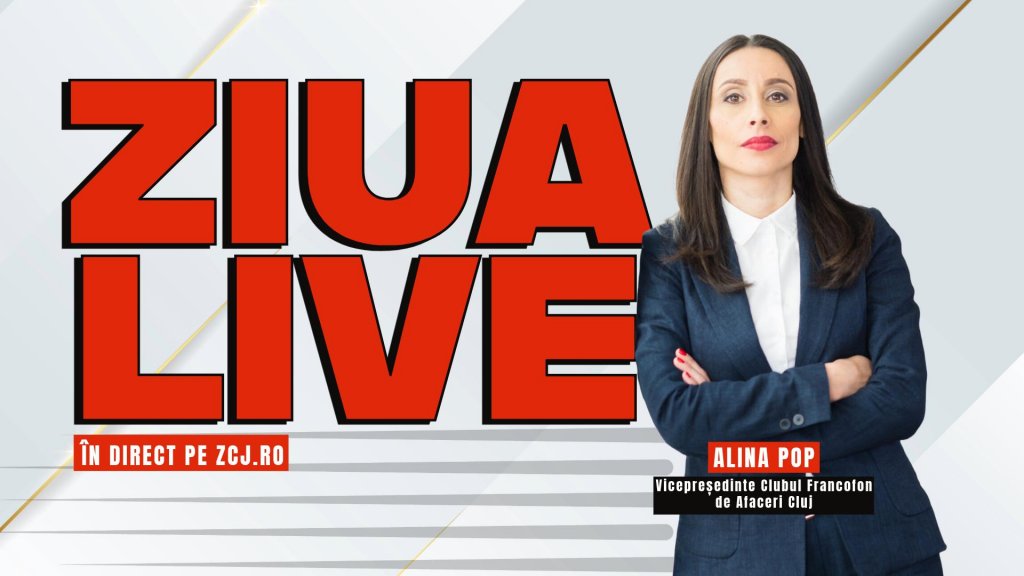 Alina Pop, vicepreședintele Clubului Francofon de Afaceri Cluj, invitată la ZIUA LIVE