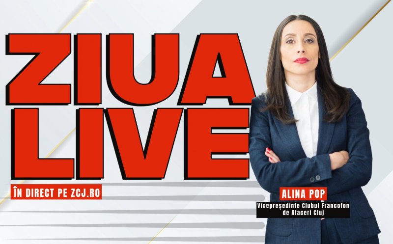 Alina Pop, vicepreședintele Clubului Francofon de Afaceri Cluj, invitată la ZIUA LIVE