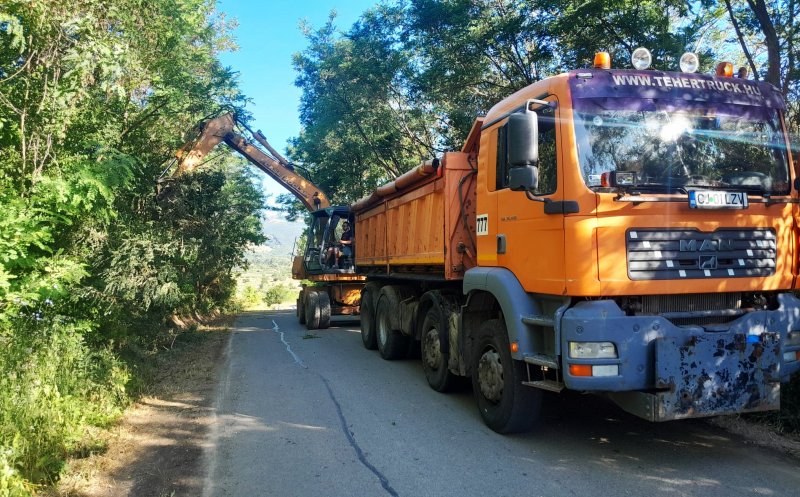 Lucrări pe un nou drum județean din Cluj. Se intervine pe 14 km