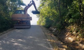 Lucrări pe un nou drum județean din Cluj. Se intervine pe 14 km
