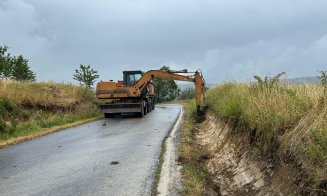 Lucrări pe un nou drum județean din Cluj. Se intervine pe 14 km