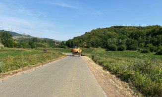 Lucrări pe un nou drum județean din Cluj. Se intervine pe 14 km