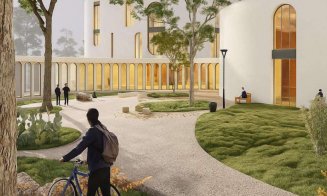 Campus Academic uriaș lângă Cluj-Napoca. Va avea bibliotecă, sală de sport, piscină, lac cu ponton, sere și ferme