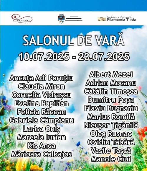 Expoziţie de artǎ plasticǎ “Salonul de Varǎ”, la Turda