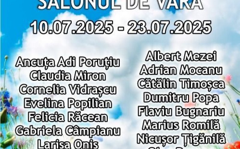 Expoziţie de artǎ plasticǎ “Salonul de Varǎ”, la Turda
