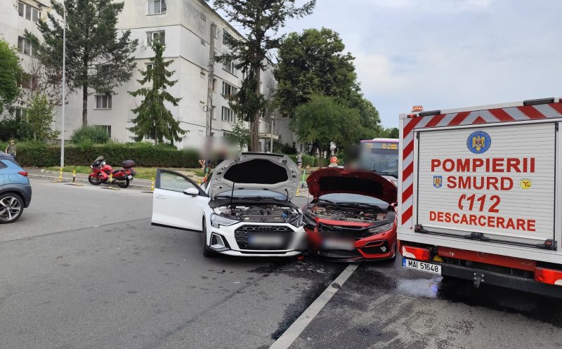 Şoferii din Cluj-Napoca, tot mai grăbiţi să îşi facă praf maşinile: ACCIDENT pe Constantin Brâncuși