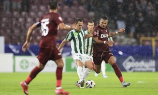 Cod galben de calificare. Pe o ploaie torențială, CFR Cluj a învins Paksi în Gruia