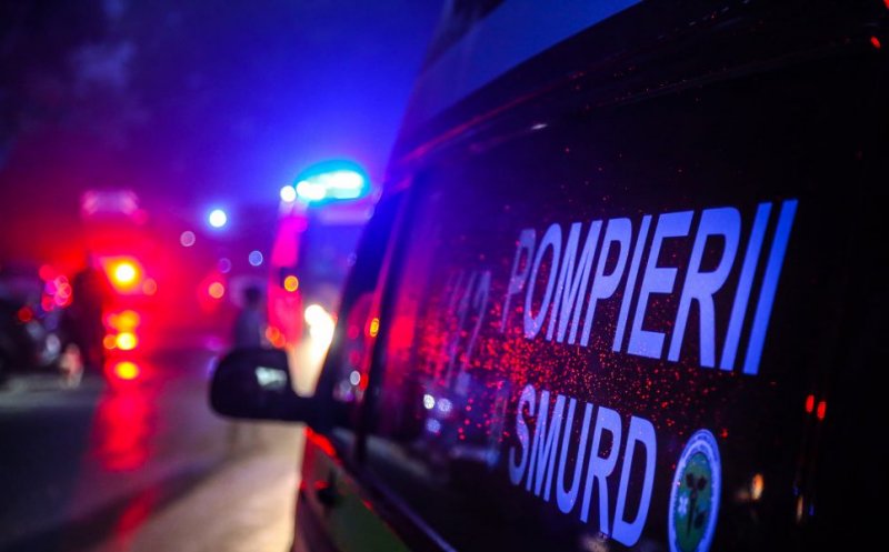 INCENDIU pe Vâlcele - Apahida .A luat foc un autocar/ SMURD-ul și două autospeciale de stingere, trimise la fața locului