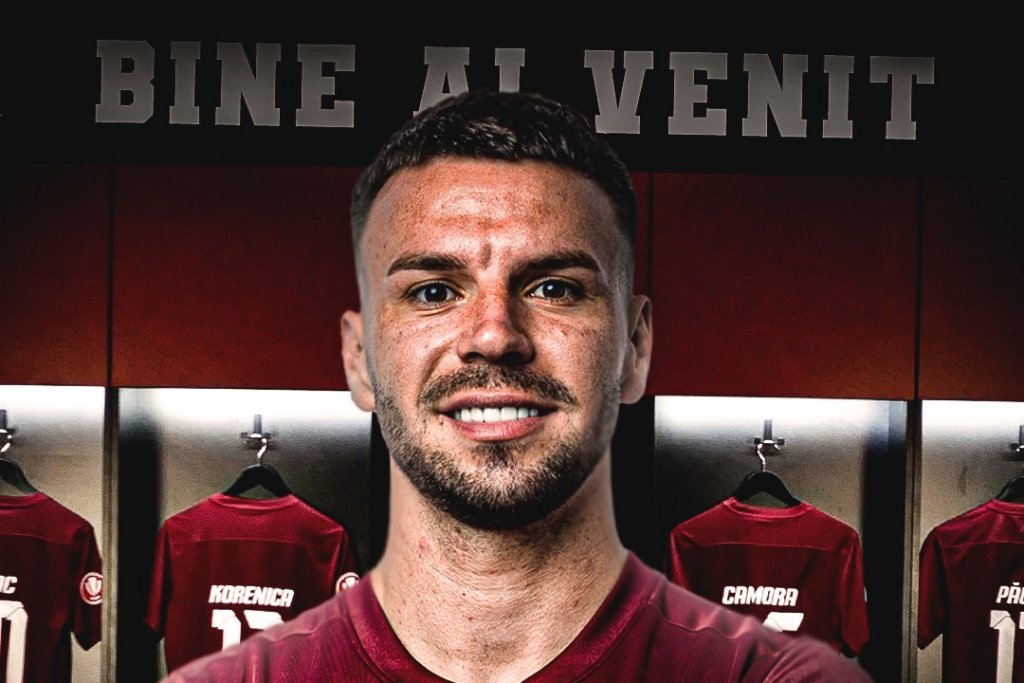 Andrei Cordea, prezentat oficial de CFR Cluj. Ce a declarat noul jucător din Gruia