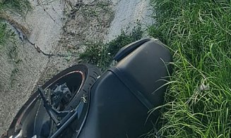 Cum s-a produs accidentul din Răscruci / Un motociclist de 25 de ani s-a izbit de un cap de pod