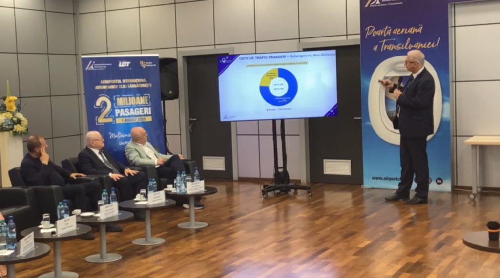 Aeroportul Cluj, pol important în regiune, cu peste 50 de destinații în țări din Europa și Orientul Mijlociu. Ce urmează/ Ciceo: "În 2040 vom depăși 7 milioane de pasageri"