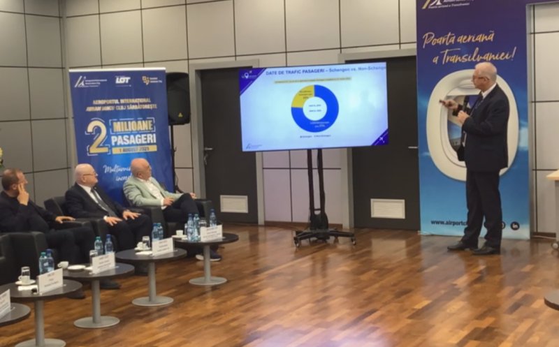 Aeroportul Cluj, pol important în regiune, cu peste 50 de destinații în țări din Europa și Orientul Mijlociu. Ce urmează/ Ciceo: "În 2040 vom depăși 7 milioane de pasageri"