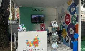 Standul Consiliului Județean Cluj, pregătit pentru Untold 2025