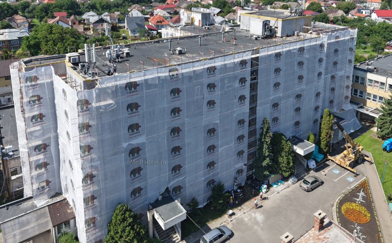 Spitalul Municipal Turda, în plin proces de transformare. Au început lucrările de renovare energetică