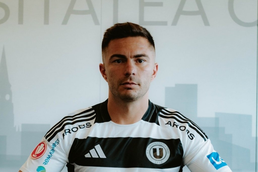 Alin Toșca, pregătit pentru aventura la "U" Cluj: "Voi da totul ca să ajut și să ne îndeplinim obiectivele"