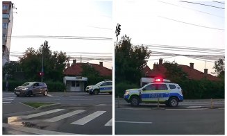 Un șofer din Dolj și-a făcut singur beleaua în traficul din Cluj: manevră ilegală, exact lângă o autospecială de Poliție
