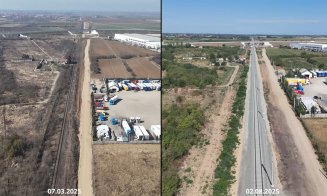 IMAGINI cu cei 7 kilometri de cale ferată nouă, parte a proiectului Cluj-Napoca – Episcopia Bihor – Frontieră Ungaria