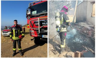 Pompier clujean, în misiune internațională de stingere a incendiilor din Grecia