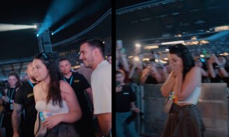 Cerere în căsătorie la UNTOLD X. Inna a sărit în sus de bucurie