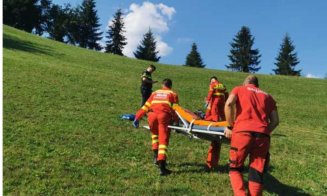 Accident cu parapanta în Apuseni: un bărbat rănit, transportat de urgență la spital în Cluj-Napoca