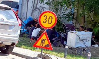 Mănășturenii s-au săturat de ȘATRA din cartier: Urlă, se ceartă, lasă o grămadă de gunoaie în jurul lor, distrug parcuri și spații verzi, iar în boscheți e plin de rahat