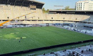 Gazonul de pe Cluj Arena, într-o formă excelentă la o zi după UNTOLD!