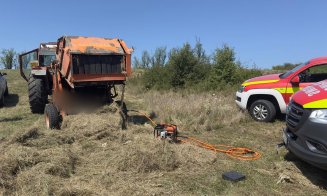 Incident tragic la Cluj! Un tânăr a murit după ce a fost prins într-un utilaj agricol