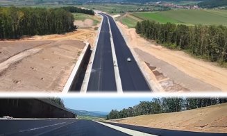Tronsonul UMB dintre Zimbor și Poarta Sălajului, pus pe "pauză" două săptămâni. Vezi cum arată acum, din dronă și de la sol