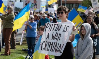 Proteste pro-Ucraina în Alaska înainte de întâlnirea Trump - Putin