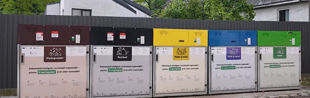 Turda are Eco-Insule digitalizate pentru colectarea separată a deșeurilor. VEZI cum funcționează