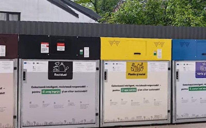 Turda are Eco-Insule digitalizate pentru colectarea separată a deșeurilor. VEZI cum funcționează