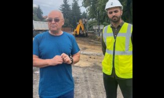 Primarul Clujului, pe șantierul Pieței 14 iulie: „Primele lucrări trebuie să fie gata până la începerea școlii”