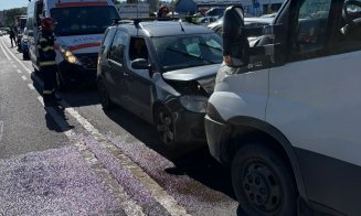 Accident pe Calea Baciului din Cluj: un bărbat de 60 de ani, transportat la spital